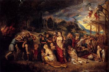 彼得 保羅 魯本斯 Aeneas And His Family Departing From Troy